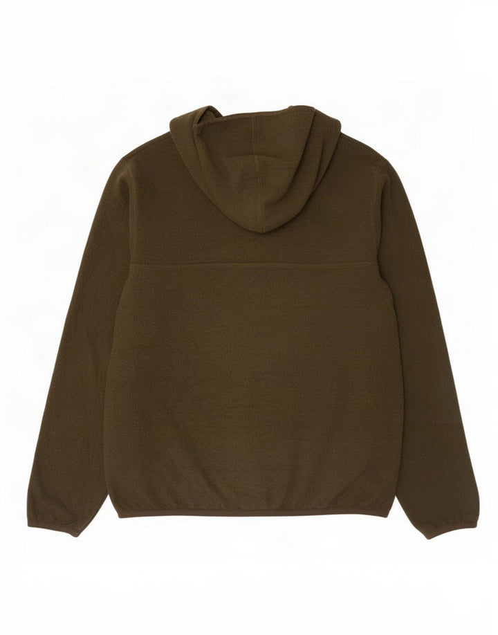 Giacca in pile con cappuccio Patagonia da bambino 9-10 anni, poliestere kaki medio