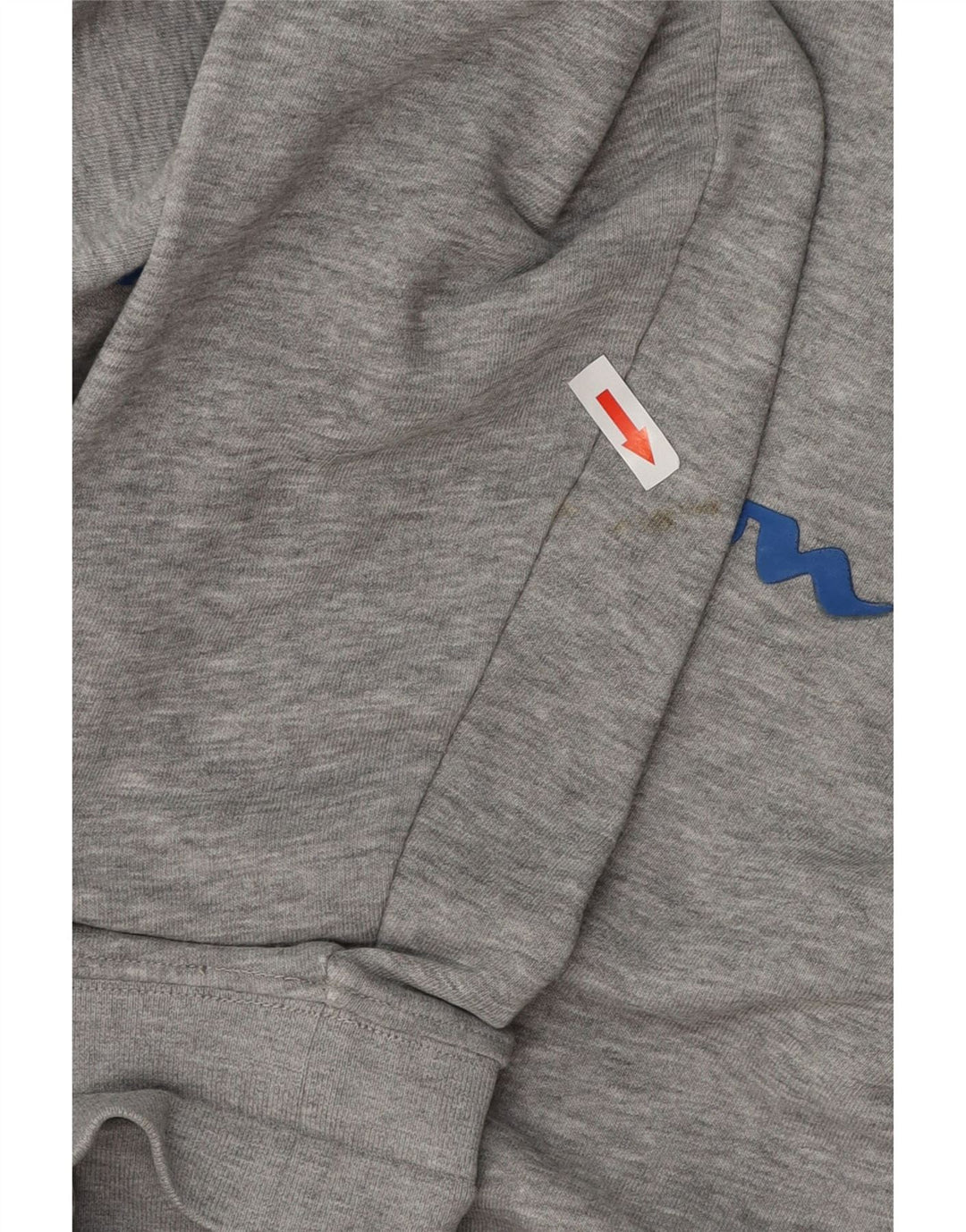 Felpa con cappuccio grafica da uomo Champion XL grigia chiazzata