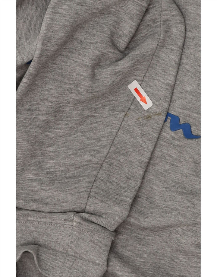 Felpa con cappuccio grafica da uomo Champion XL grigia chiazzata