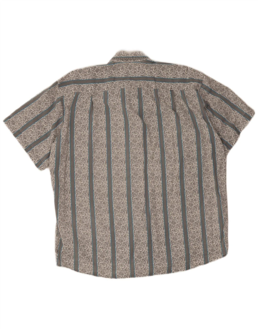 Camicia a maniche corte da uomo Ellesse taglia 16 41 grande motivo floreale bianco