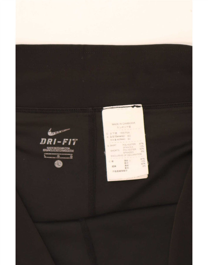 Gonna Nike Dri Fit da donna UK 16 grande poliestere nero