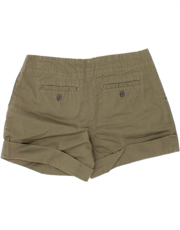 MOSSIMO Womens Chino Shorts US 8 Medium W27 Khaki Cotton Vintage Mossimo and Second-Hand Mossimo from Messina Hembry 