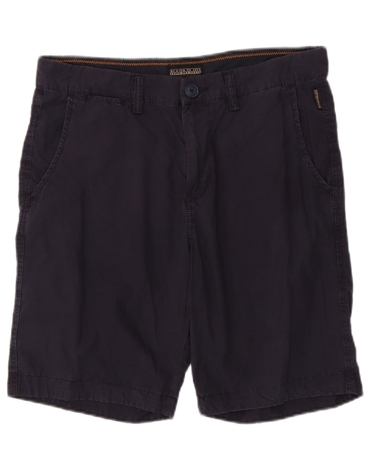 Pantaloncini chino da uomo Napapijri W31 cotone blu navy medio