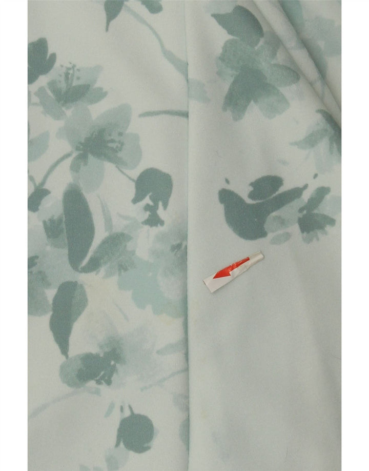 Abito a trapezio senza maniche da donna Dkny EU 40 Poliestere floreale verde medio