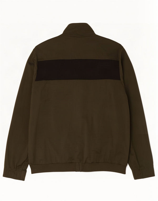 Giacca da tuta da uomo Puma XL Khaki Colourblock in poliestere