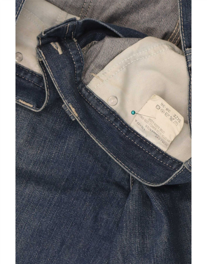 Pantaloncini di jeans cargo da uomo Lee W38 XL in cotone blu