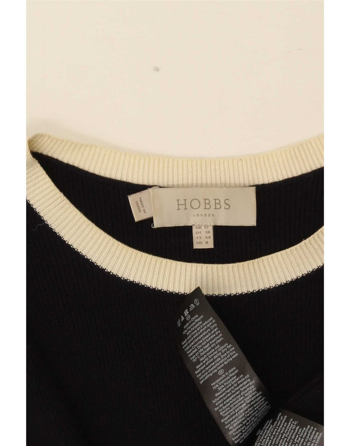 Abito maglione da donna Hobbs UK 12 medio rayon blu navy