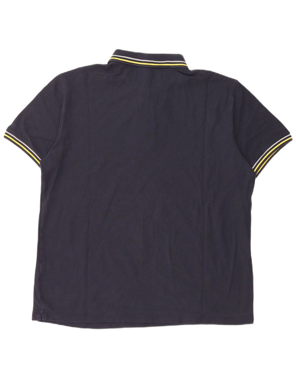 Polo da uomo Lotto XL in cotone blu navy