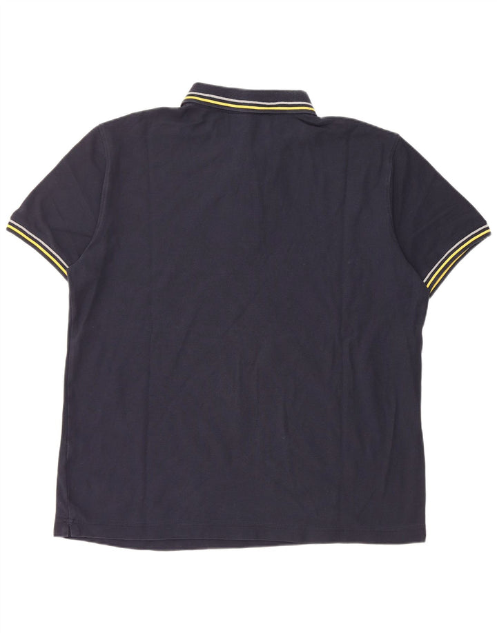 Polo da uomo Lotto XL in cotone blu navy
