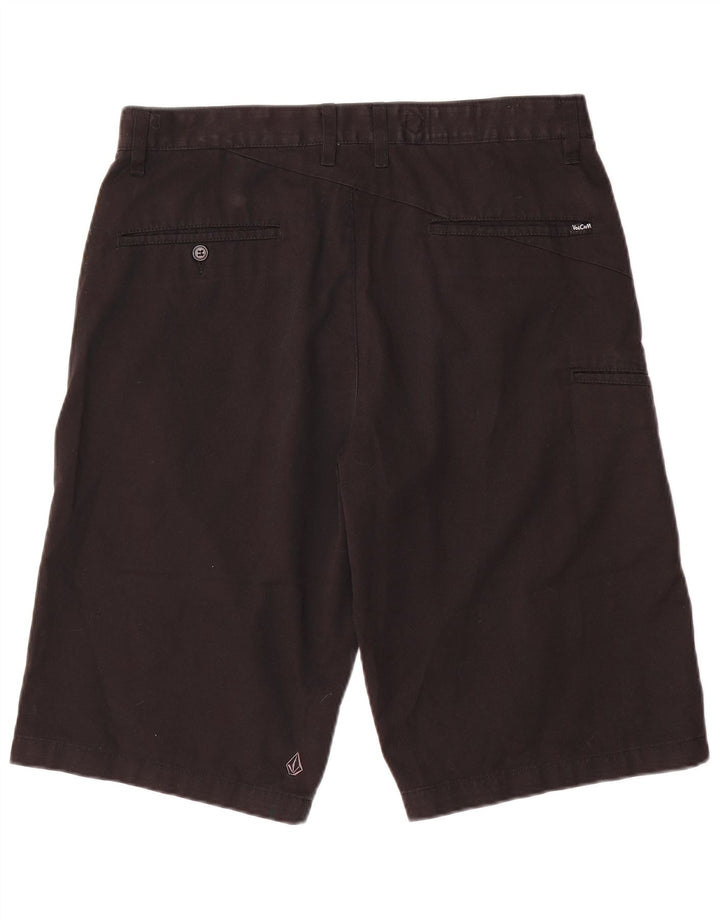 Pantaloncini cargo da uomo Volcom W33 medio nero poliestere