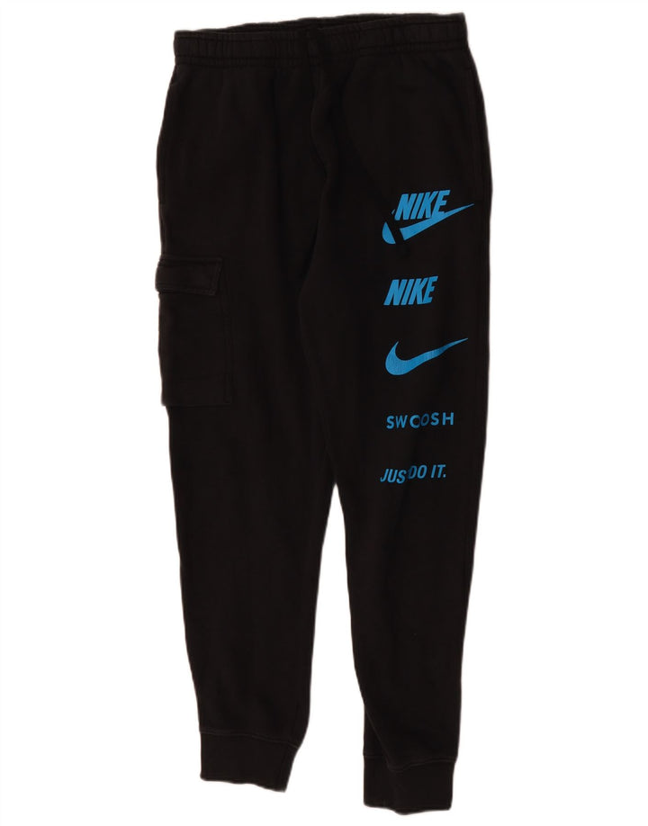NIKE Pantaloni da tuta cargo con grafica da uomo Joggers medio cotone nero