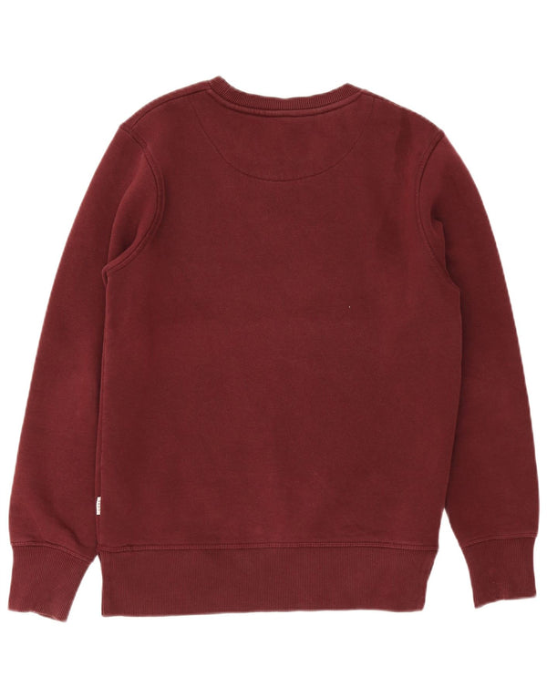 Jack & Jones Felpa con grafica da uomo Maglione piccolo in cotone bordeaux