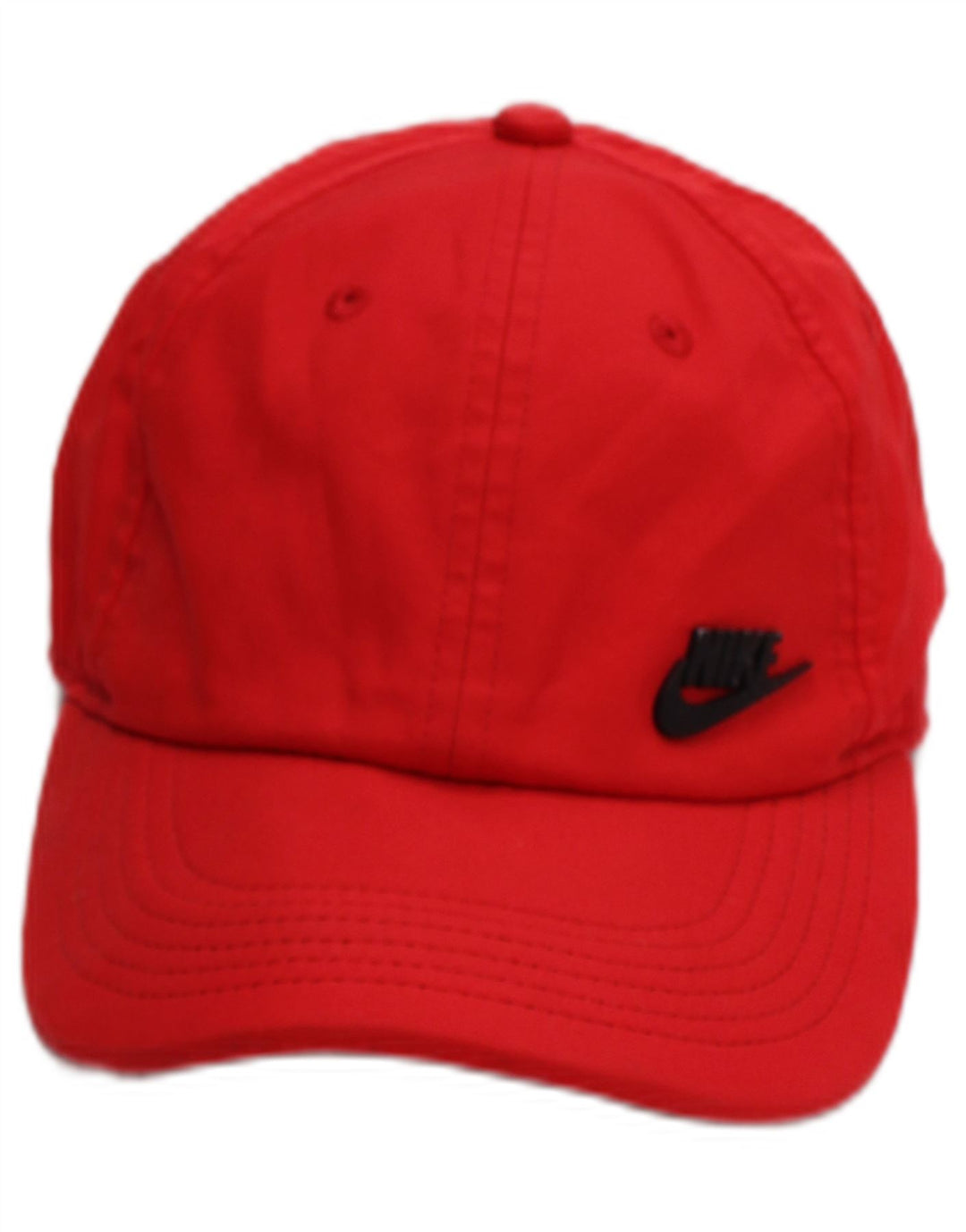 NIKE Mens Graphic Baseball Cap One Size Red Polyester Sports