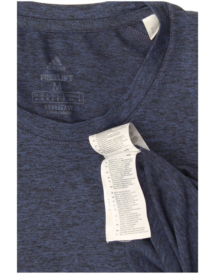 T-shirt Adidas Aeroready da uomo, media, in poliestere blu navy medio