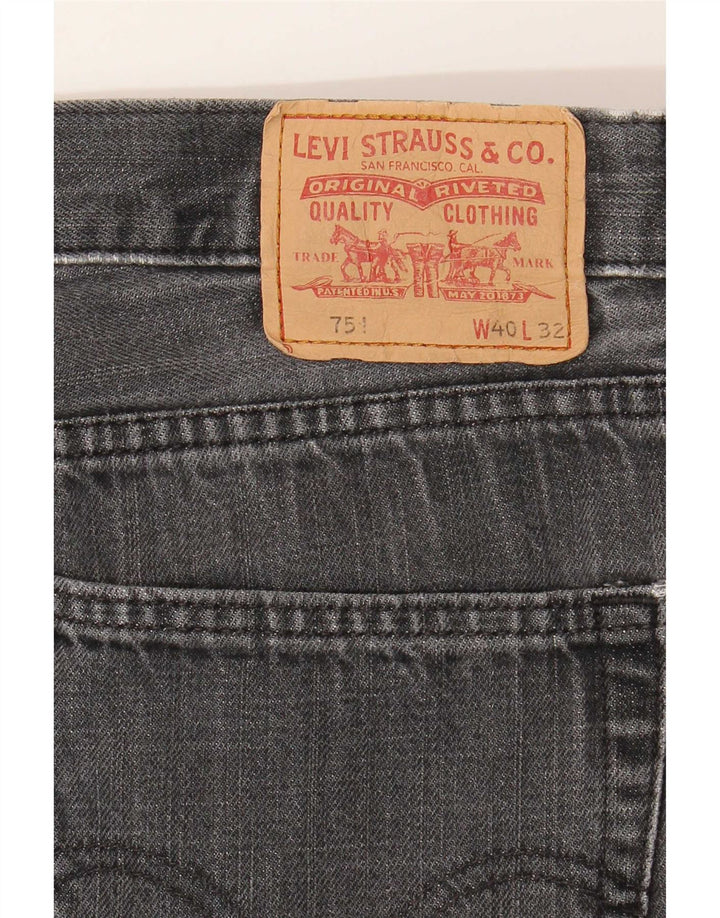Levi's Uomo 751 Jeans dritti W40 L30 Grigi
