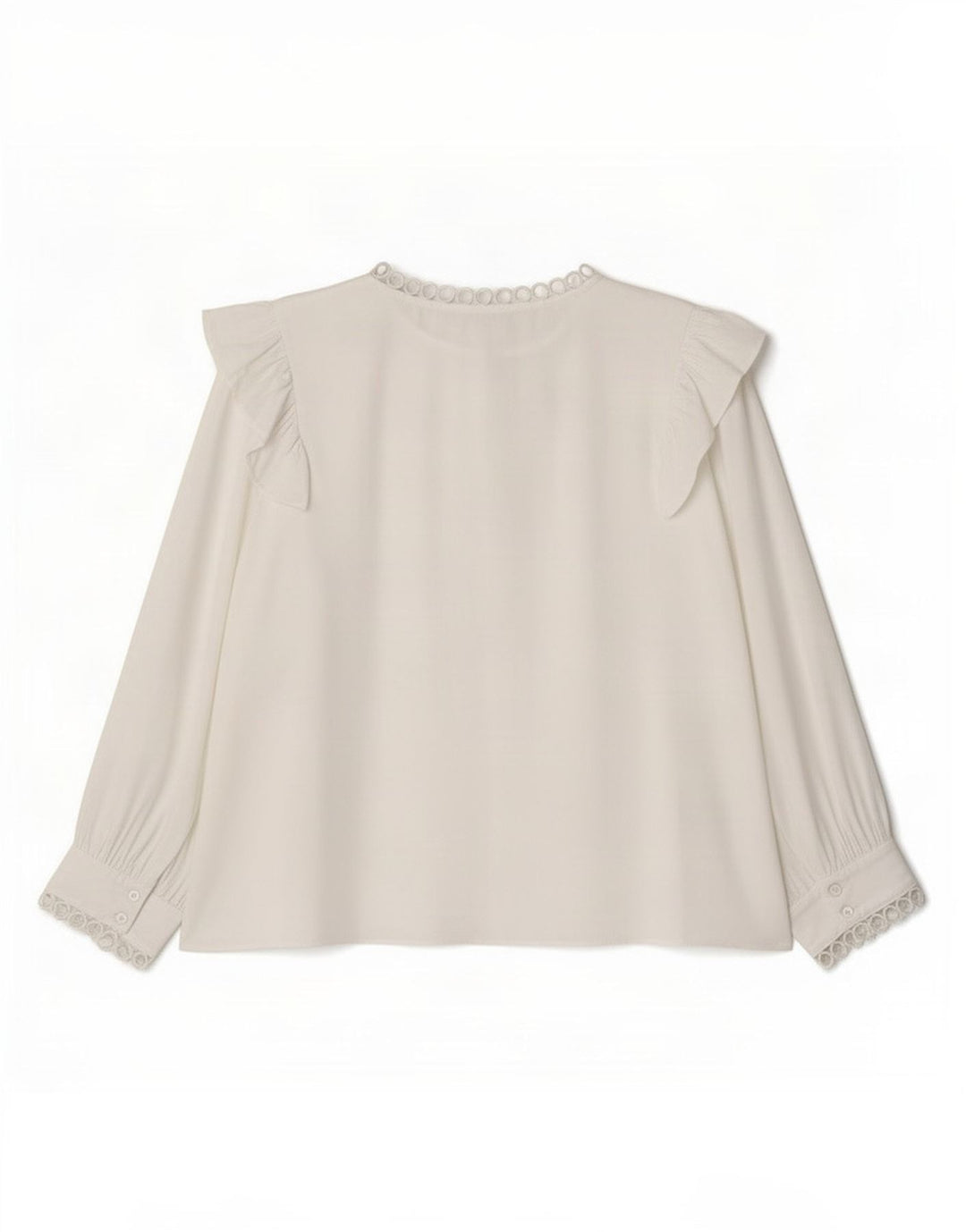 Top Zara da donna con maniche a 3/4, taglia UK 16, grande, poliestere bianco