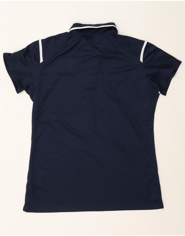 Polo grafica da donna Dri Fit Nike UK 16 Large blu navy color block