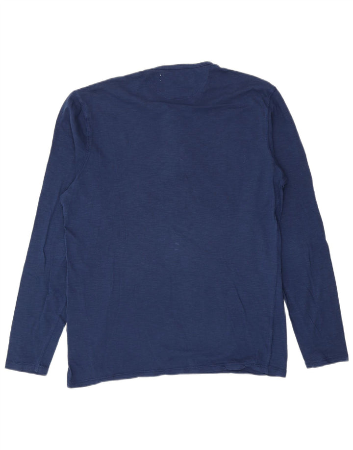 Levi's Mens Standard Fit Top manica lunga grande cotone blu