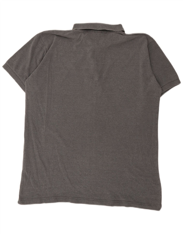 Polo KAPPA da uomo XL in cotone grigio