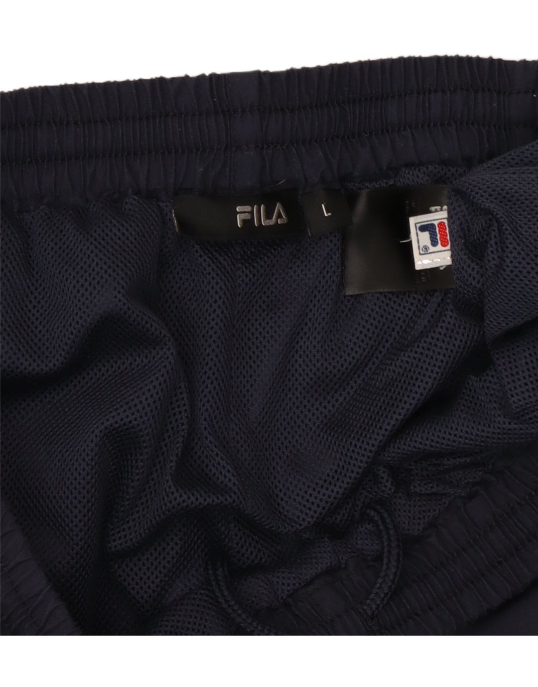 Pantaloni da tuta da uomo Fila Large in poliestere blu navy
