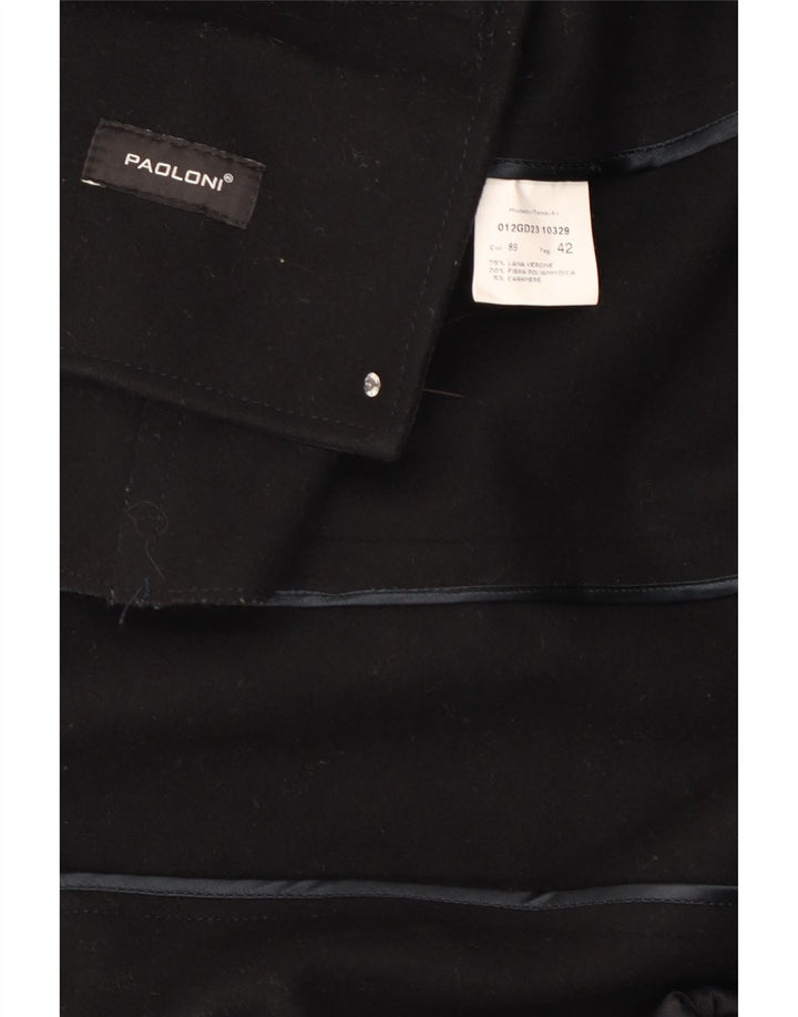 Giacca Blazer Donna Paoloni IT 42 Medio Nero Lana