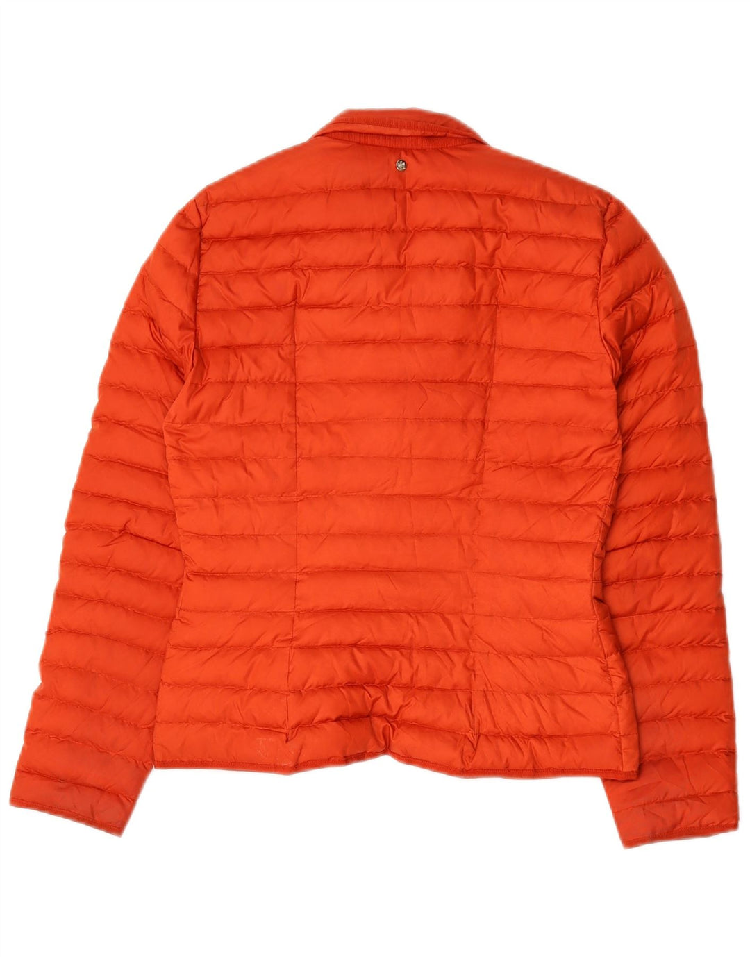 Giacca imbottita da donna Massimo Dutti UK 10 Small Arancione Poliestere