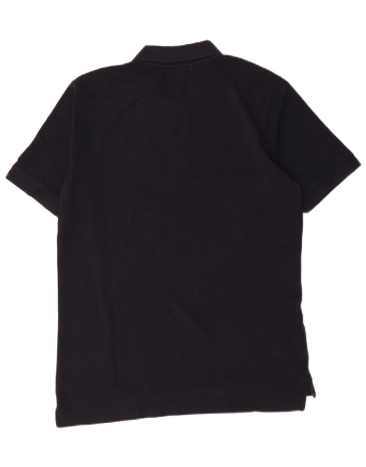 Polo Kappa Uomo Media Cotone Blu Navy