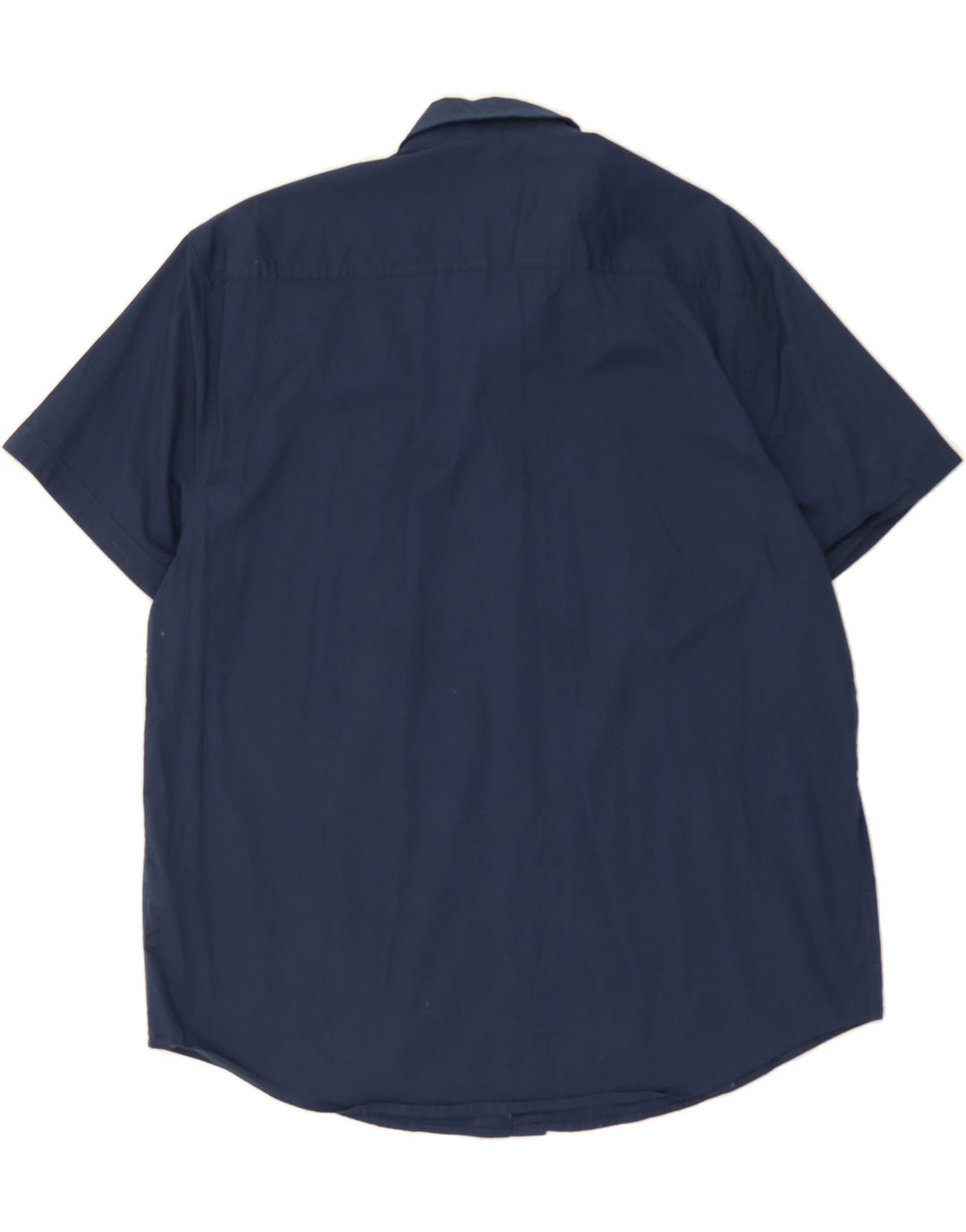 GUESS Mens Short Sleeve Shirt XL Navy Blue Cotton Vintage Guess and Second-Hand Guess from Messina Hembry 