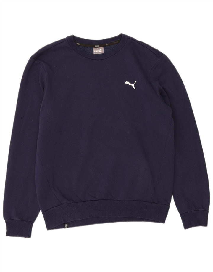 Felpa da uomo Puma Maglione piccolo blu navy