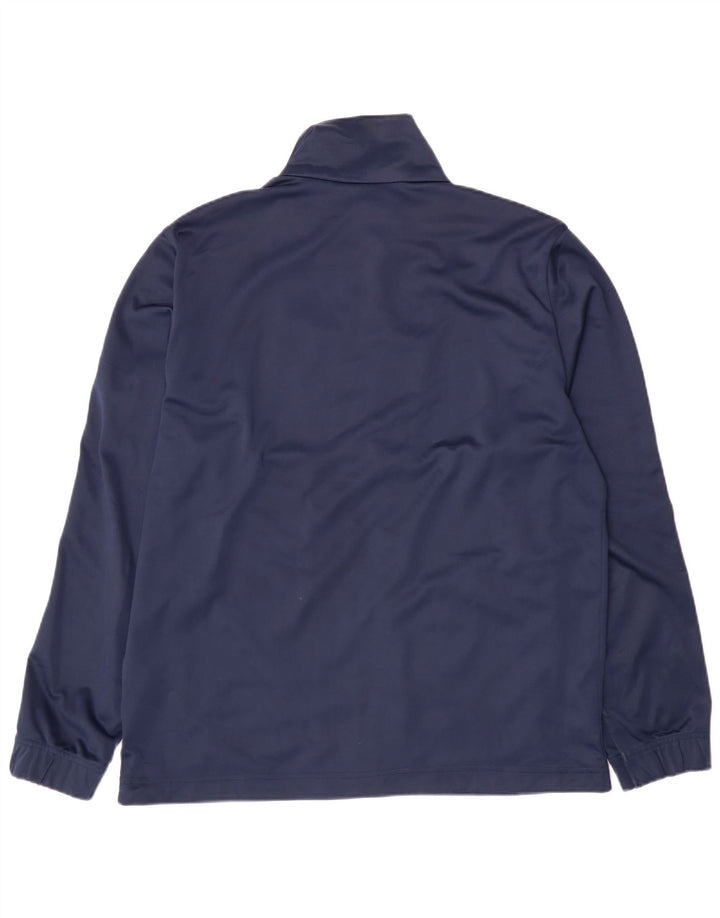 Giacca da ginnastica da uomo Lotto XL in poliestere blu navy