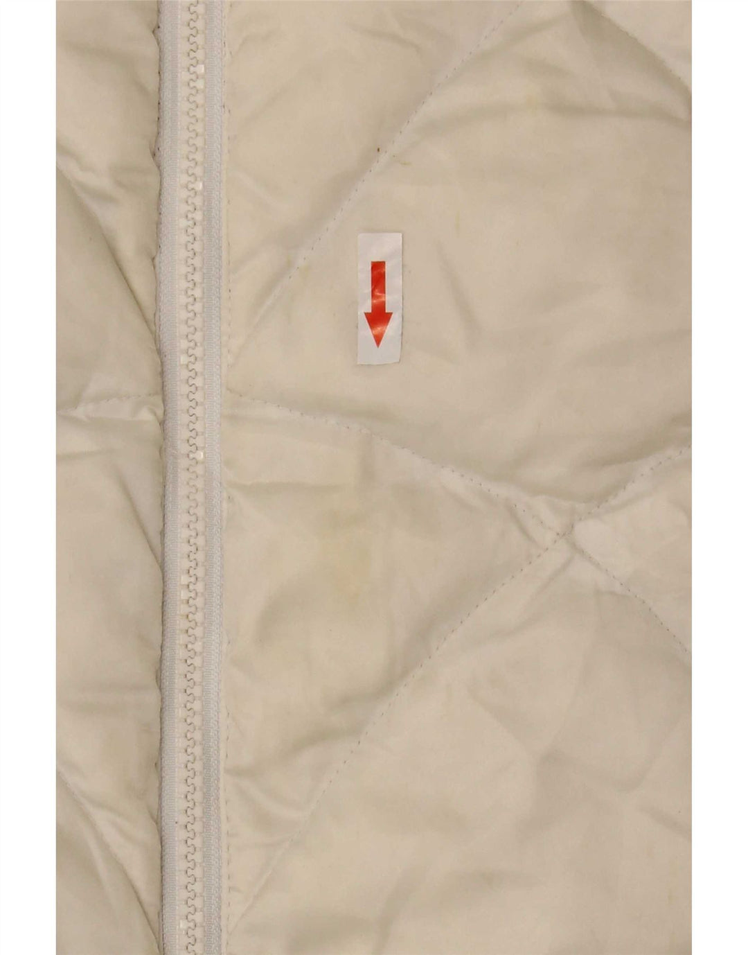 Giacca imbottita da donna The North Face UK 16 Large in nylon bianco sporco