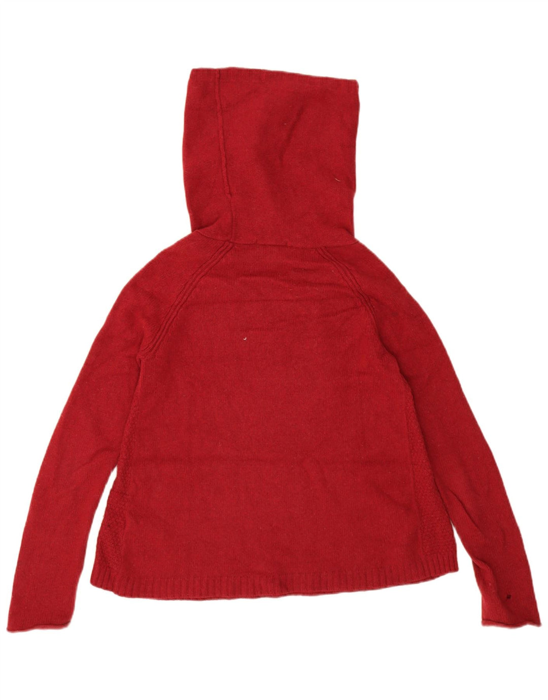 Jigsaw Womens Roll Neck Jumper Sweater UK 12 Medium Red Lambswool