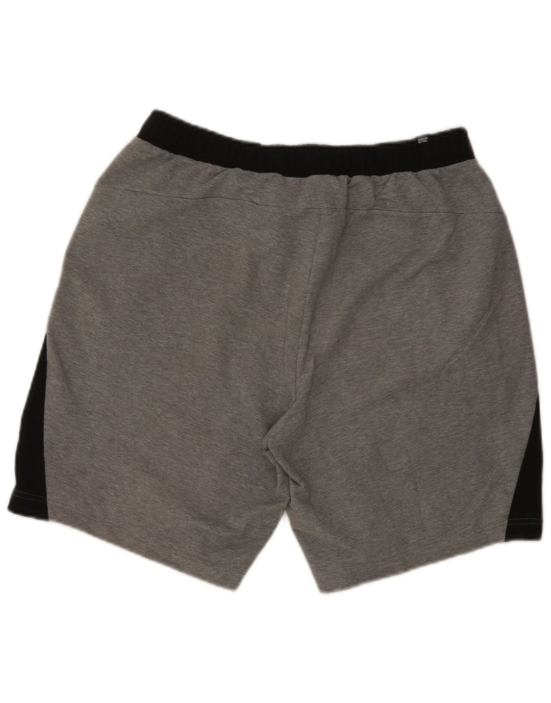 Pantaloncini sportivi da uomo Puma Large in cotone color block grigio