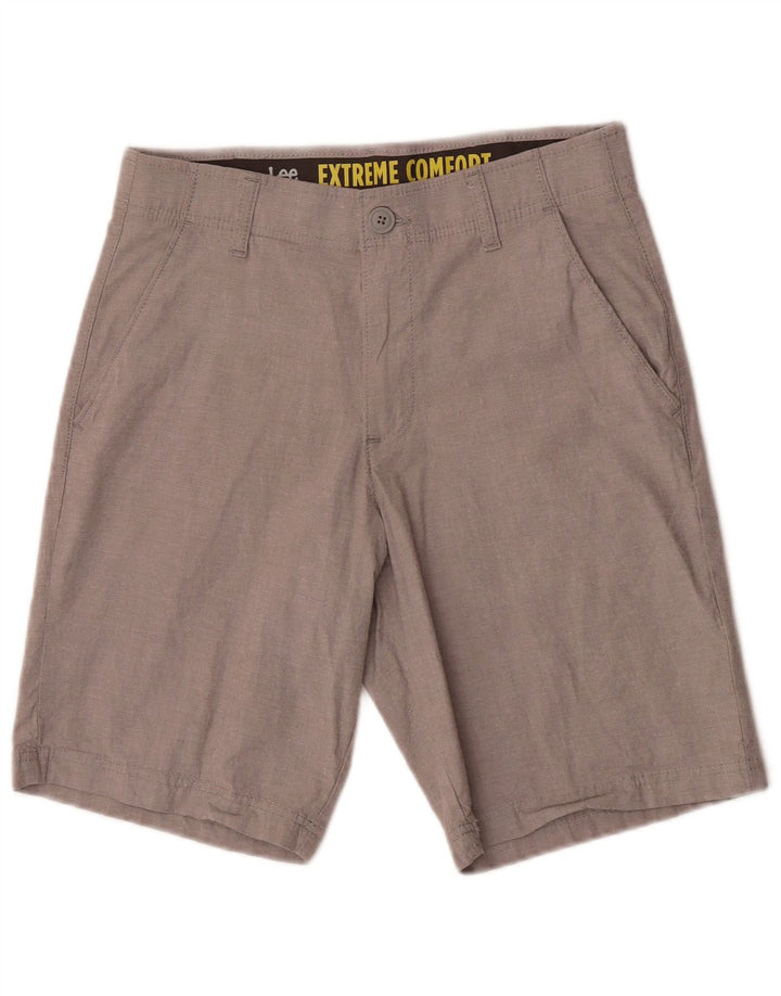Pantaloncini chino da uomo Lee W30 in cotone grigio medio