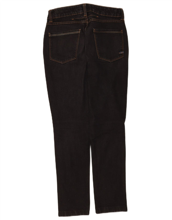 Jeans slim da donna Massimo Dutti W27 L28 cotone nero