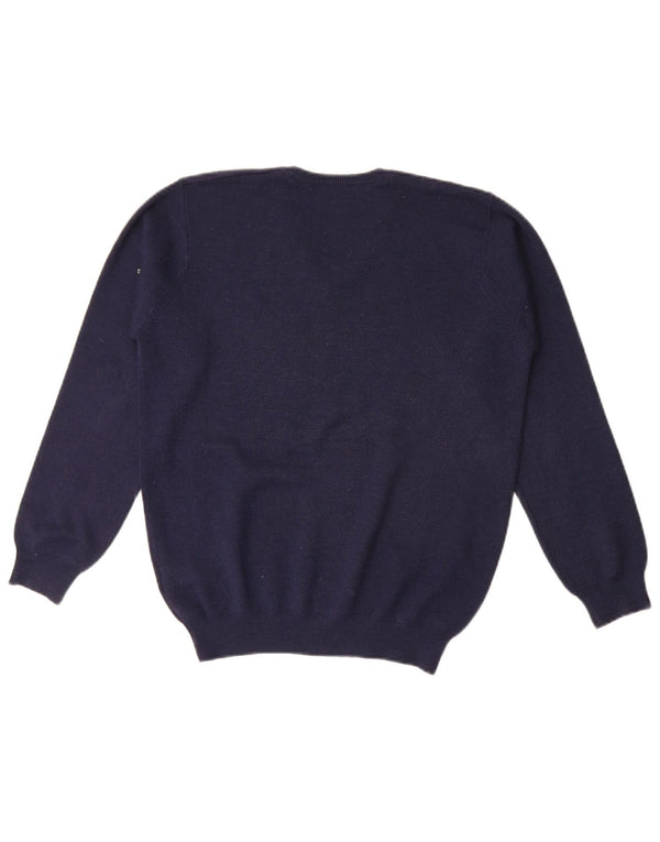 Maglione Marks & Spencer per ragazze con scollo a V 13-14 anni in acrilico blu navy