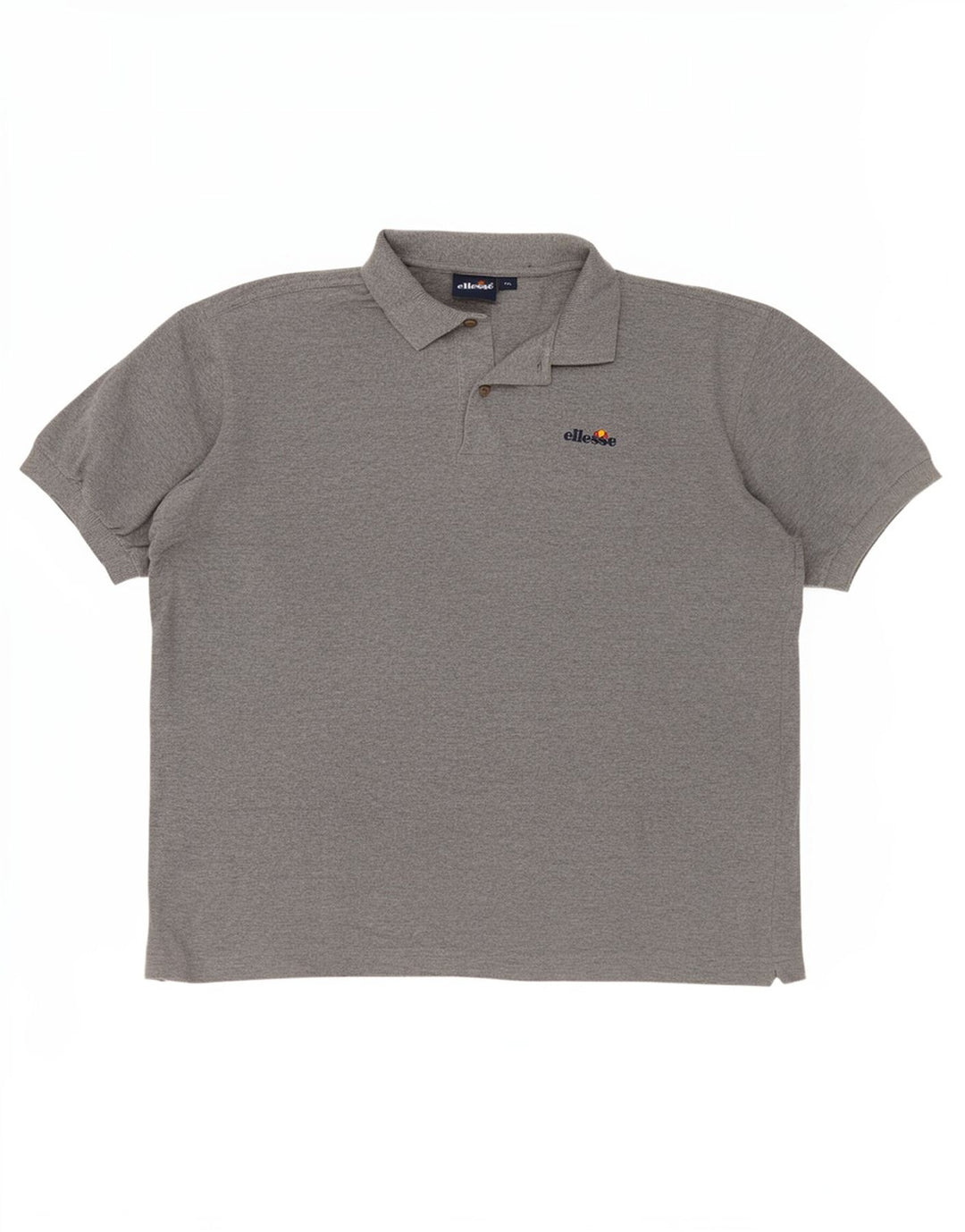 Polo da uomo Ellesse 2XL in cotone grigio