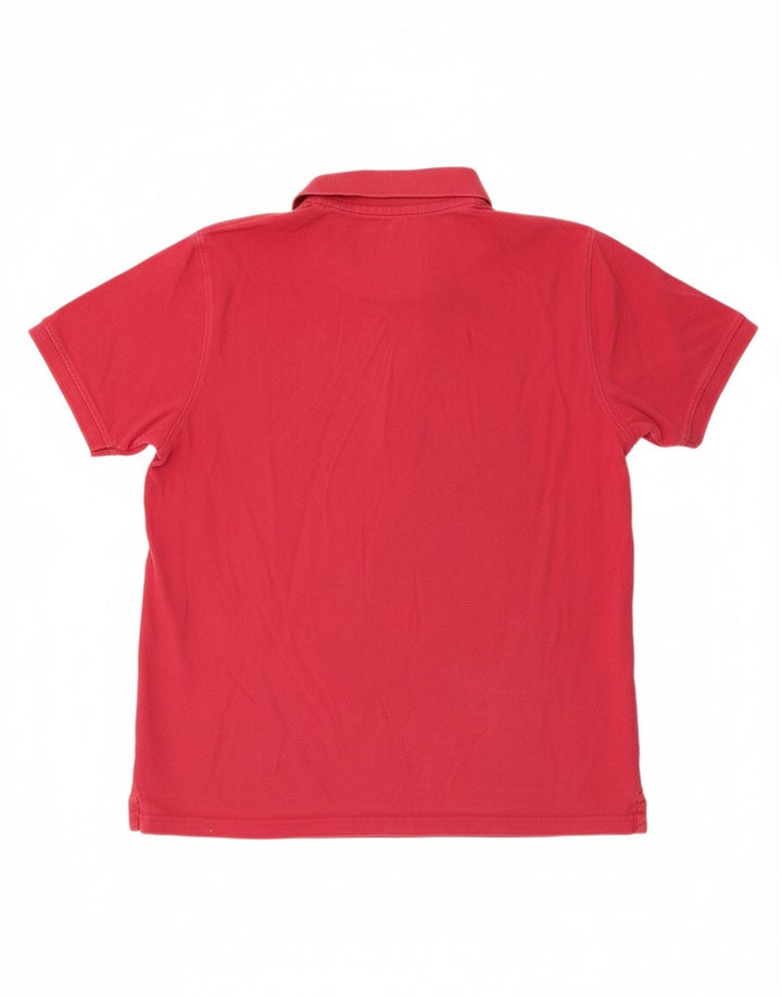 CREW CLOTHING Mens Polo Shirt 2XL Red Cotton