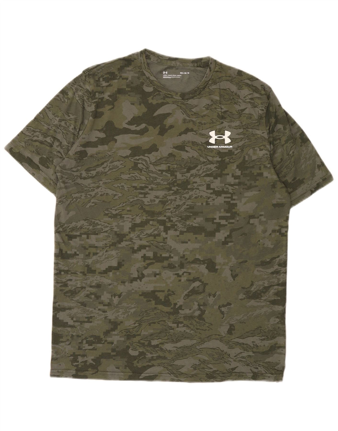 T-shirt da uomo Under Armour Top verde medio mimetico