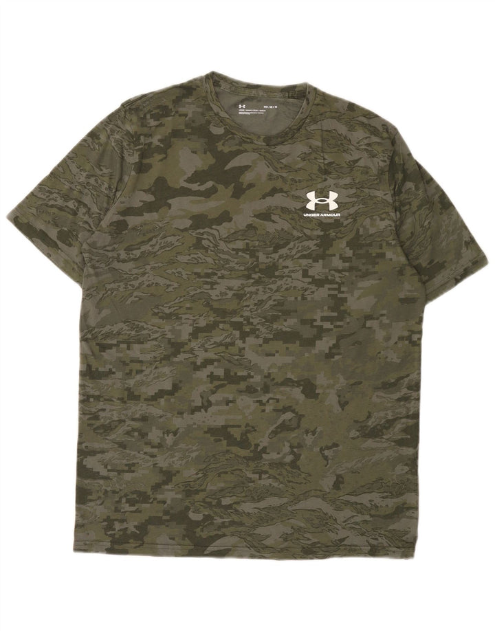 T-shirt da uomo Under Armour Top verde medio mimetico