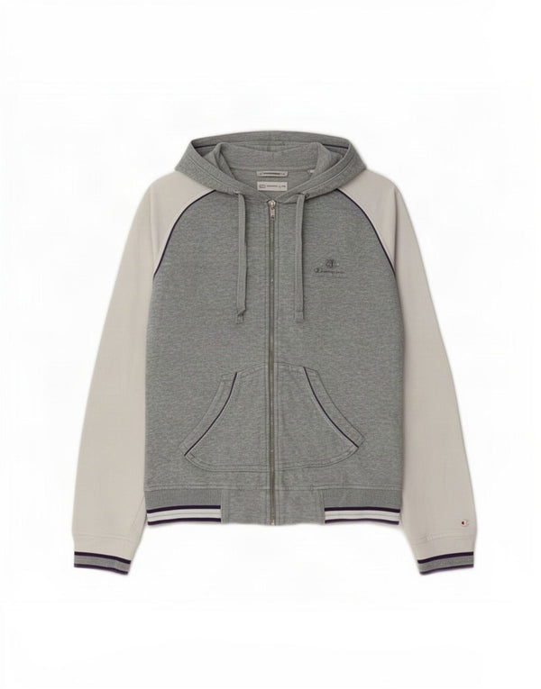 Maglione con cappuccio e zip Champion da donna Heritage Fit UK 14 Grigio medio