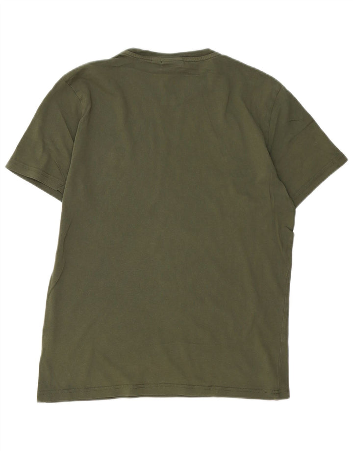 T-shirt geografica da uomo NAPAPIJRI Top Small Khaki