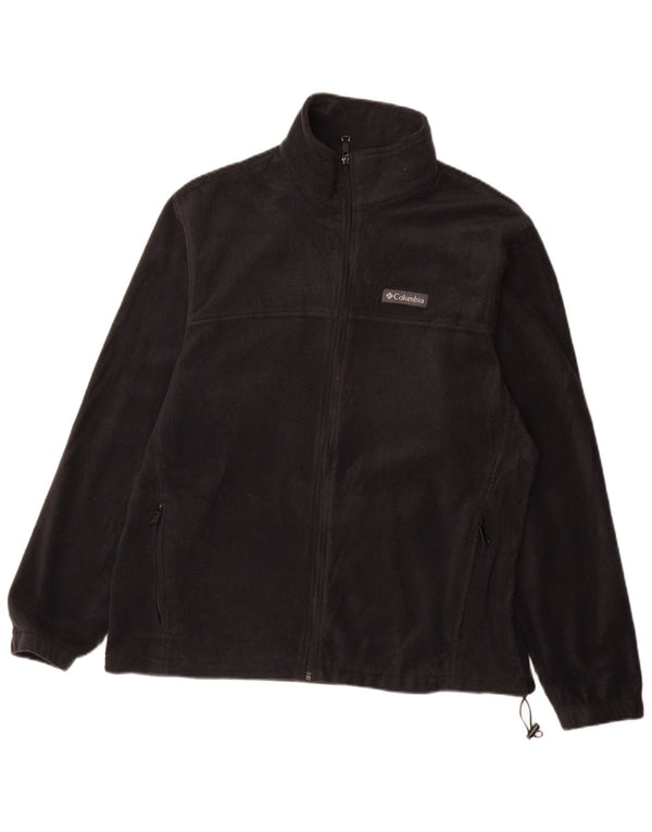 Giacca in pile da uomo Columbia UK 40 Large Nero Poliestere