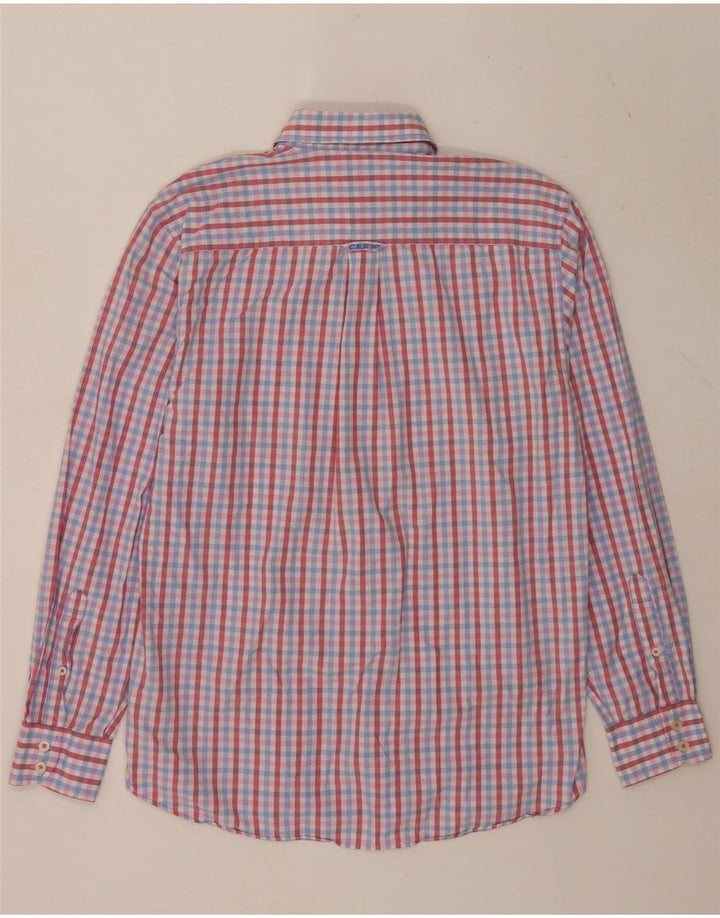 Crew Clothing Camicia da uomo dalla vestibilità classica, in cotone a quadretti multicolore medio