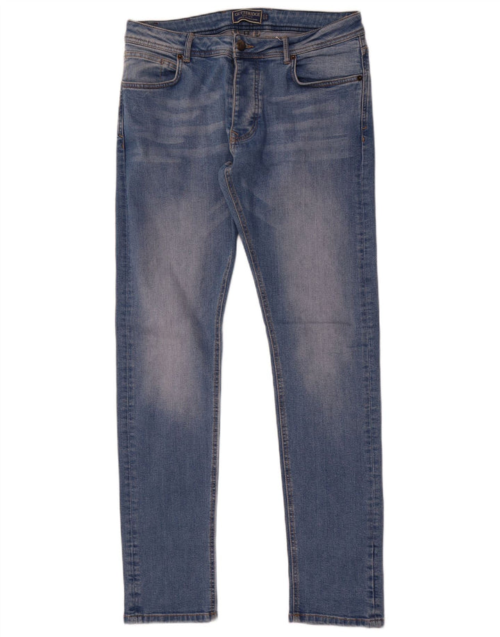 Jeans skinny da uomo Gutteridge IT 50 Large W32 L34 Cotone blu