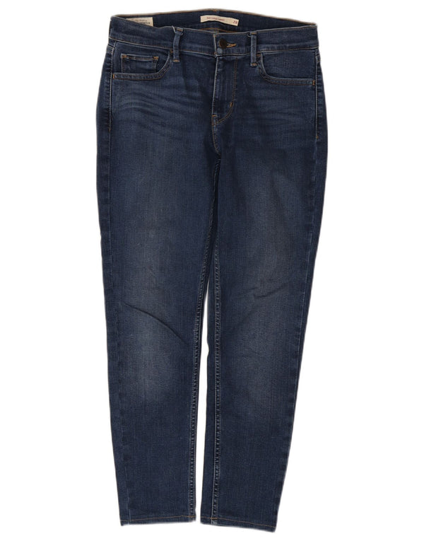 Levi's Jeans 710 Crop Super Skinny da Donna W28 L25 Cotone Blu