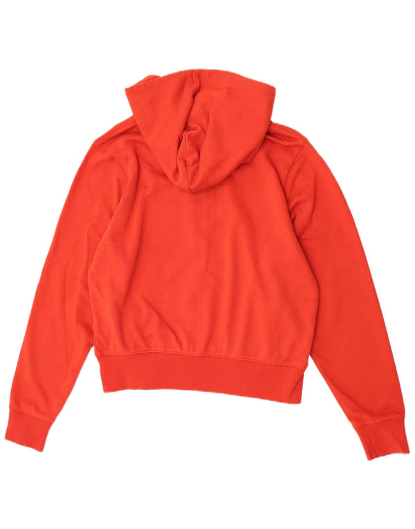 Maglione con cappuccio e zip da uomo Zara piccolo in cotone rosso