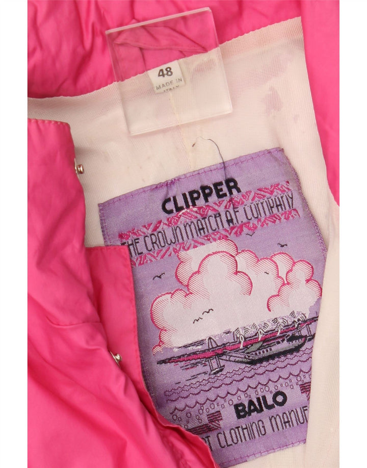 BAILO Mens Windbreaker Jacket IT 48 Medium Pink Polyamide
