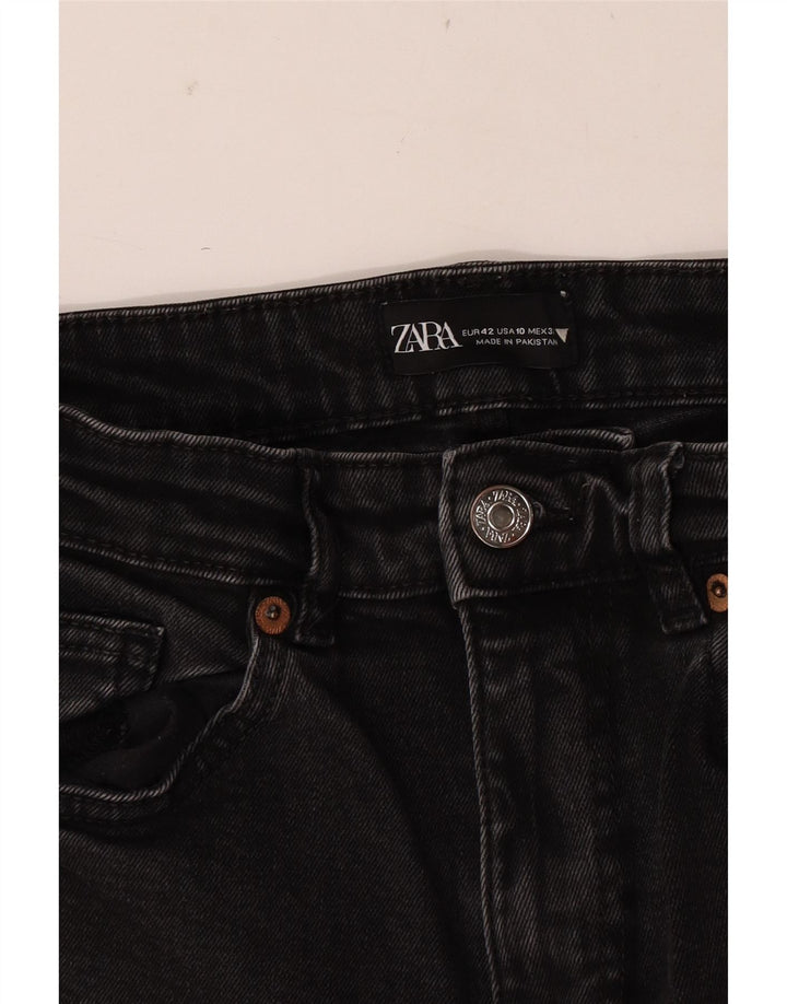 Jeans corti da donna Zara EU 42 grandi W32 L24 neri