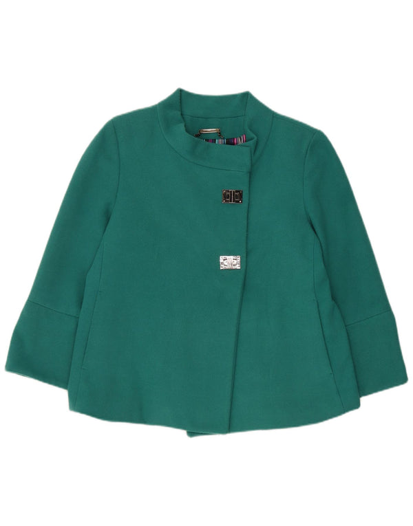 Bomber donna manica 3/4 Roccobarocco IT 44 Poliestere verde medio
